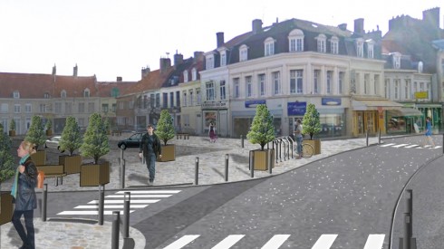 Place Gambetta, Bergues