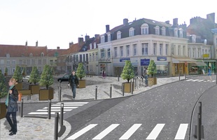 Photo du projet Place Gambetta, Bergues - 2010